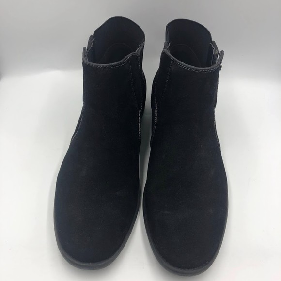 RW by Robert Wayne Men's Black Slip On Chukka Boots 8.5D Faux Suede - Picture 9 of 14